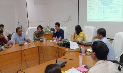 संयुक्त सचिव ने की समूह जल प्रदाय योजनाओं की समीक्षा