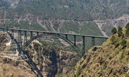 भिलाई के स्टील से बना दुनिया का सबसे ऊंचा चिनाब रेलवे पुल