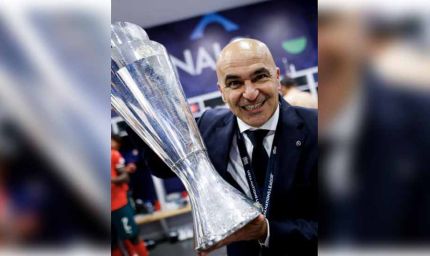 स्पेन को 5-3 से हराकर नेशंस लीग का खिताब जीतने वाली पुर्तगाल टीम के हेड कोच रोबर्टो मार्टिनेज बेहद खुश दिखे