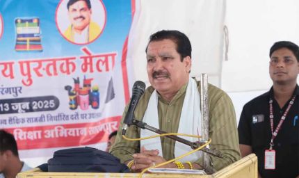 पुस्तक केवल पठन नहीं, सोच की नींव होती है : मंत्री टेटवाल