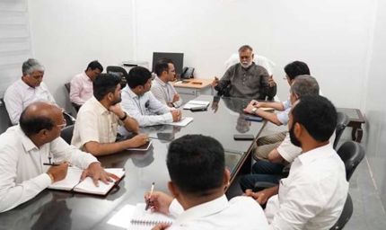 मंत्री पटेल से महाराष्ट्र के अधिकारियों ने की भेंट
