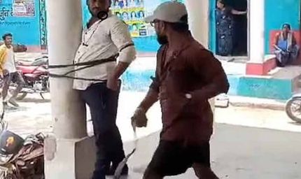 बलौदाबाजार में खनन माफियाओं की हैवानियत, युवक को खंभे से बांधकर बेरहमी से पीटा