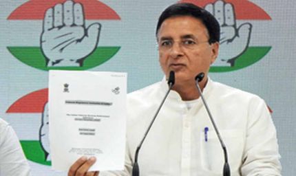 रणदीप सिंह सुरजेवाला ने कानून-व्यवस्था को लेकर हरियाणा की नायब सिंह सैनी सरकार पर जमकर हमला बोला