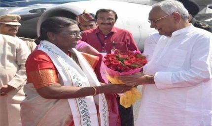 मुख्यमंत्री नीतीश कुमार ने राष्ट्रपति द्रौपदी मुर्मू को जन्मदिन पर दीं हार्दिक शुभकामनाएं