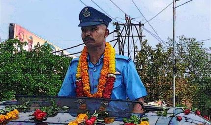 इंडियन एयरफोर्स में फ्लाइंग ऑफिसर बने रेवाड़ी के लाडले साहिल यादव के घर लौटने पर हुआ भव्य स्वागत