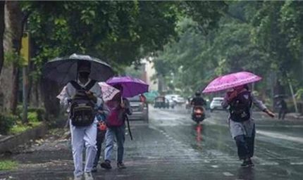 बारिश की वजह से दिन के तापमान में पिछले 24 घंटे के दौरान 2.7 डिग्री सैल्सियस की कमी दर्ज हुई, 7 दिनों के लिए येलो अलर्ट जारी