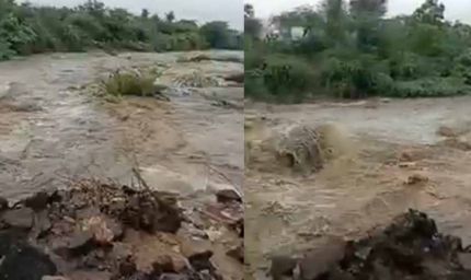 रुक-रुककर बारिश का सिलसिला जारी, झाबुआ नाला ऊफान पर आने से रेवदर मार्ग बंद