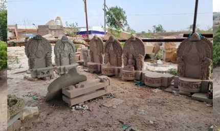 विदिशा जिले के पठारी क्षेत्र में मूर्ति कला से मिल रहा है रोजगार