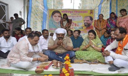 राज्यमंत्री श्रीमती गौर ने गोविंदपुरा क्षेत्र में विभिन्न विकास कार्यों का किया भूमि-पूजन