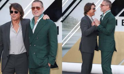 'गोल्डन ब्वॉयज' हाल ही में 24 साल बाद साथ नजर आए ब्रैड पिट-टॉम क्रूज