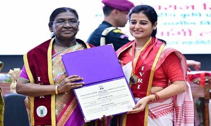 पशु चिकित्सा में बेटियों की भागीदारी शुभ संकेत: राष्ट्रपति मुर्मू