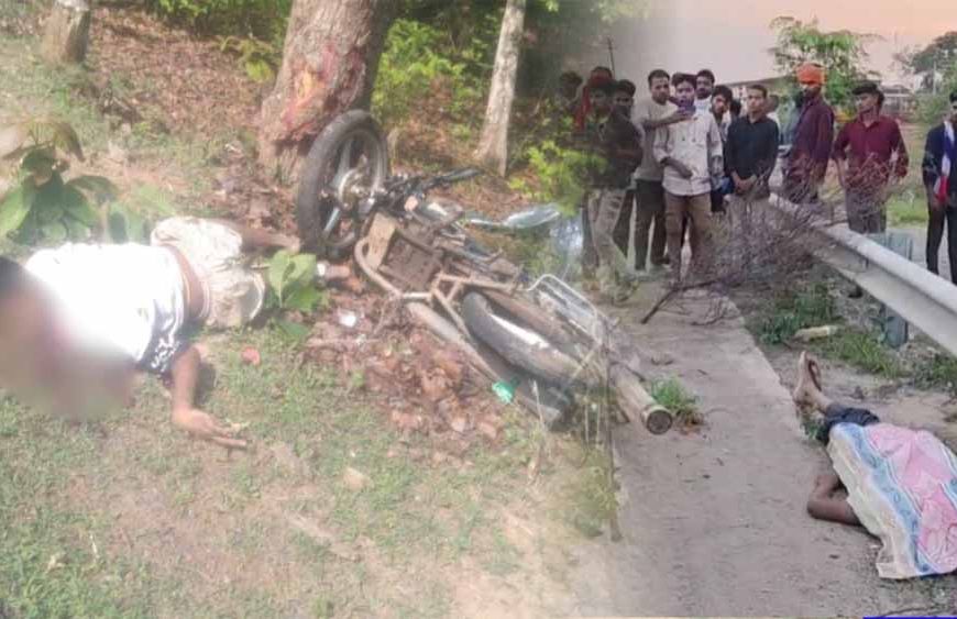 बलरामपुर में पेड़ से टकराई तेज रफ्तार बाइक, युवक की मौत