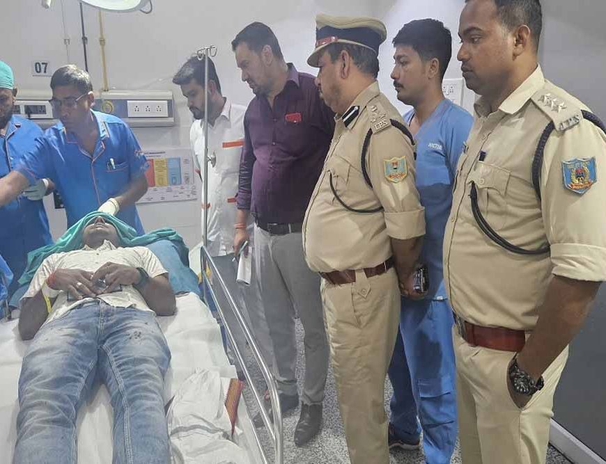 रांची में जमीनी विवाद में पुलिस पर हमला, SHO को सिर में लगी चोट