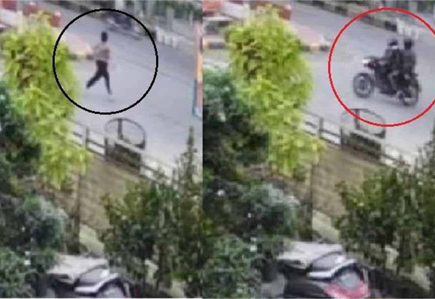 कुरुक्षेत्र में सीएम निवास के नजदीक चोरों ने महिला से स्नेचिंग की वारदात सामने आई, घटना CCTV में कैद