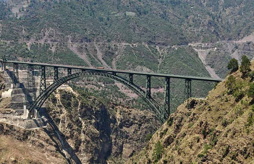 भिलाई के स्टील से बना दुनिया का सबसे ऊंचा चिनाब रेलवे पुल