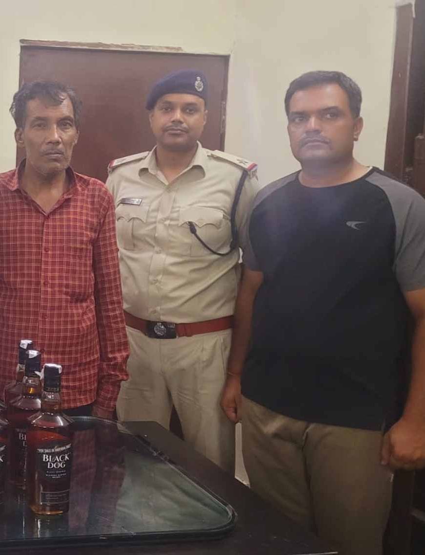 ऑपरेशन सतर्क के अंतर्गत रेल परिसर में अवैध शराब परिवहन पर आरपीएफ-जीआरपी की संयुक्त कार्यवाही