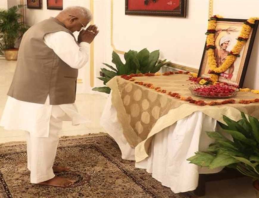 राज्यपाल मंगुभाई पटेल ने भगवान बिरसा मुंडा को दी श्रद्धांजलि