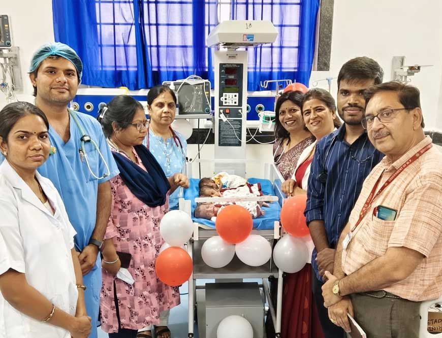 भोपाल की ज्योति ने 4 प्रीमैच्योर बच्चों को दिया था जन्म, 60 दिन विशेष इलाज के बाद किया गया डिस्चार्ज