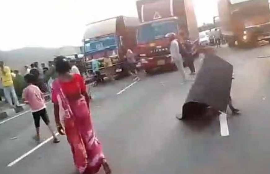 अजमेर-दिल्ली एक्सप्रेस हाईवे पर भीषण सड़क हादसे में एक महिला की मौत