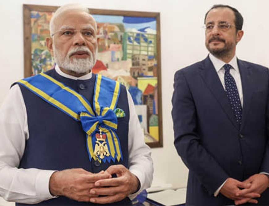 प्रधानमंत्री मोदी को साइप्रस का सर्वोच्च सम्मान मिलने पर मुख्यमंत्री डॉ. यादव ने किया अभिनंदन