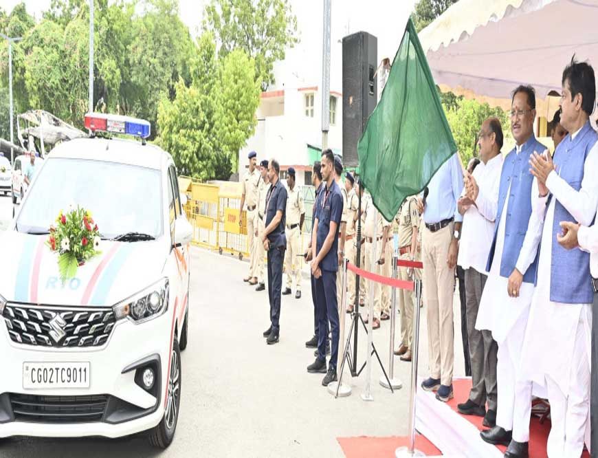 रायपुर : सड़क परिवहन और यातायात को सुरक्षित और सुगम बनाना हमारी सर्वाेच्च प्राथमिकता : मुख्यमंत्री साय