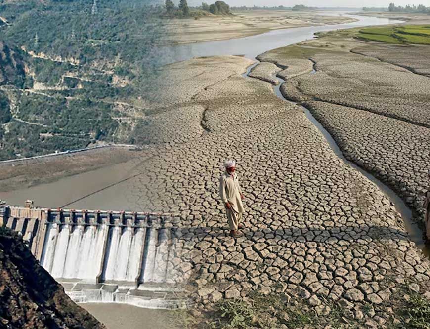 सिंधु नदी के पानी में कटौती से पाकिस्तान में फसलों की बुआई प्रभावित, सिंध-पंजाब में हाहाकार
