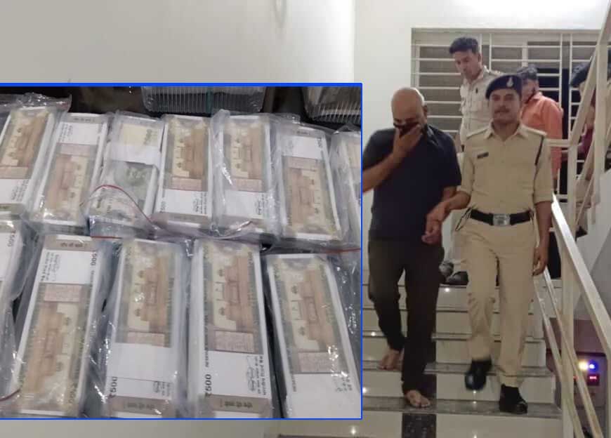 जबलपुर पुलिस ने नकली नोट सप्लाई करने वाले गिरोह का पर्दाफाश किया,15 लाख रुपए के नकली नोट किए बरामद, दो गिरफ्तार