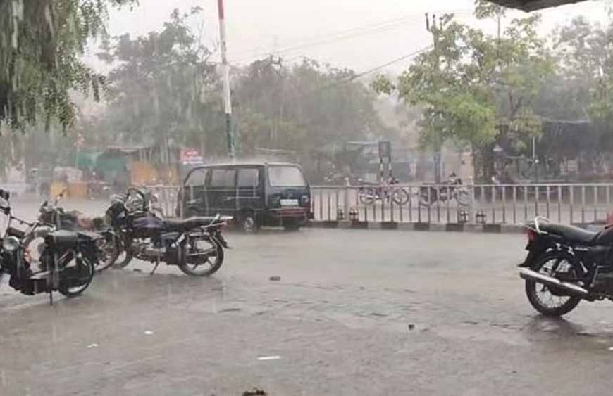 राजस्थान में जोरदार बारिश, 10 जिलों में भारी वर्षा का अलर्ट