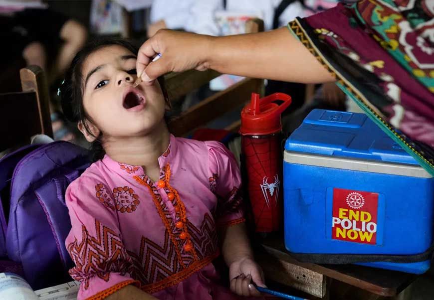 साल 2025 की शुरुआत से पाकिस्तान में पोलियो वायरस के 12 नए मामले सामने आए