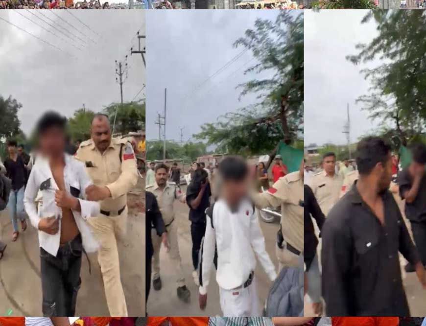 हिंदूवादी संगठन के कार्यकर्ताओं ने तीन युवकों को पकड़ा, दो नाबालिग हिंदू लड़कियों के साथ छेड़छाड़ कर रहे थे