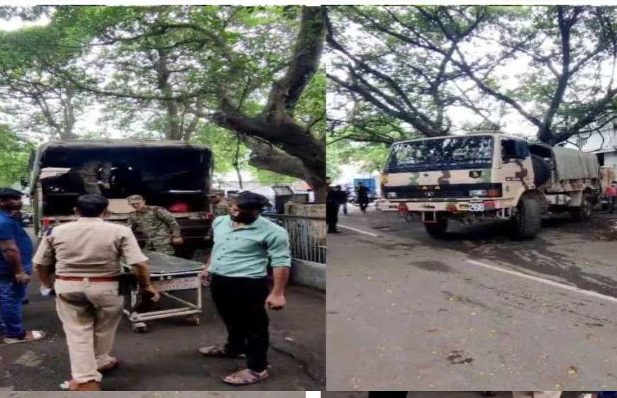 भोपाल फायर रेंज में ट्रेनिंग के दौरान जवान विजय सिंह की डमी बम गिरने से मौत