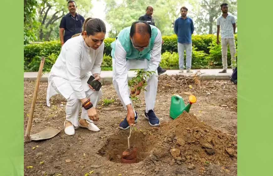'मामा' के साथ नाजिया इलाही खान का विशेष अभियान, कश्मीर से कन्याकुमारी तक लगाएंगी 6000 पेड़