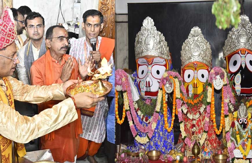 रथयात्रा महोत्सव में शामिल हुए राज्यपाल रमेन डेका