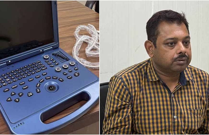 जयपुर में भ्रूण लिंग जांच के लिए चीन से लाई गई पोर्टेबल सोनोग्राफी मशीन के साथ एक को सप्लायर गिरफ्तार