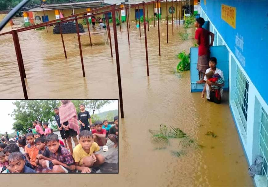 जमशेदपुर के एक स्कूल में आई बाढ़, विद्यालय में ही फंसे रहे 162 मासूम बच्चे