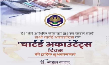 मुख्यमंत्री डॉ. यादव ने चार्टर्ड अकाउंटेंट्स दिवस पर दी बधाई