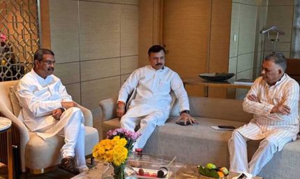 केंद्रीय शिक्षा मंत्री प्रधान के साथ उच्च शिक्षा मंत्री परमार की चर्चा