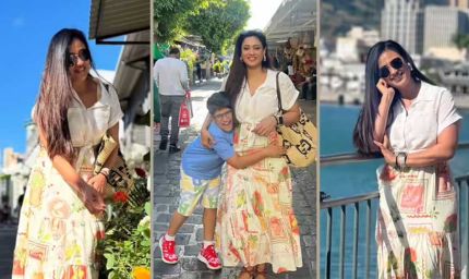 अब पूरे कपड़ों में कहर ढा रहीं श्वेता तिवारी, मैक्सी ड्रेस पहन विदेश में लूटी महफिल