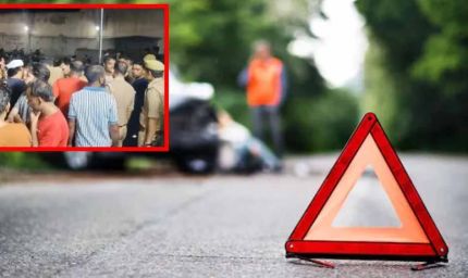 उत्तर प्रदेश : हापुड़ में भयानक सड़क हादसा, एक ही बाइक पर सवार 5 की मौत