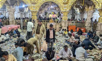 श्री सांवलिया सेठ मंदिर में भंडार की गणना पूरी, 29 करोड़ रुपये और सोने-चांदी का चढ़ावा आया
