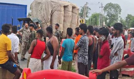 झारखंड के पलामू में फोर लेन कन्स्ट्रक्शन साइट पर अपराधियों ने की फायरिंग, एक मजदूर जख्मी