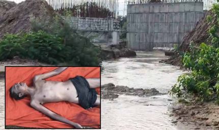 पुलिया निर्माण स्थल पर काम कर रहा मजदूर नाले के तेज बहाव में बहा, 40 घंटे बाद मिली लाश