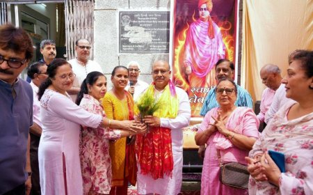 स्वामी विवेकानंद की पुण्य तिथि  पर अध्यक्ष श्री विजेंद्र गुप्ता ने दी श्रद्धांजलि; कहा—“उनके विचार आज भी भारत की चेतना के प्रेरणा स्रोत हैं”