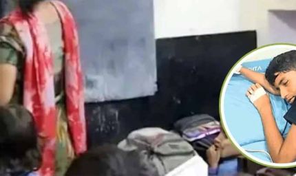 बैग से कॉपी निकालने में देरी पर टीचर का हिंसक रूप, थप्पड़ से बच्चे का कान फटा