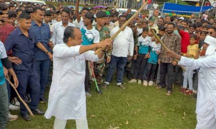 भारी बारिश के बीच निकला ताजिया जुलूस, इरफान अंसारी हुए शामिल