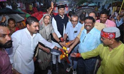 मंत्री सारंग ने किया नरेला विधानसभा के तीन वार्डों में विभिन्न विकास कार्यों का भूमि-पूजन