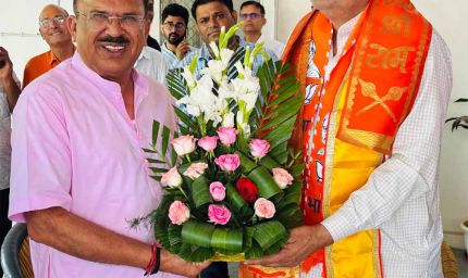 विधानसभा अध्यक्ष ने नगरीय विकास मंत्री को जन्मदिवस पर दी शुभकामनाएं