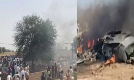 चूरू: जगुआर प्लेन क्रैश में बड़ा हादसा, दोनों पायलटों की दर्दनाक मौत