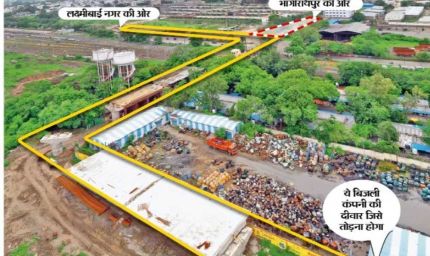 इंदौर के पोलो ग्राउंड पर बन रहा Z आकार का ओवरब्रिज, ट्रैफिक को मिलेगी बड़ी राहत