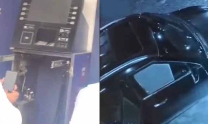 भारतीय स्टेट बैंक के एटीएम को उखाड़कर ले बदमाश, 32 लाख रुपये से अधिक की लूट
